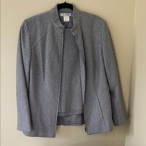 Jones New York Classic Gray Blazer